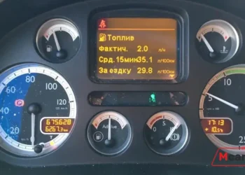 Расход топлива ДАФ 105.460 на холостом ходу