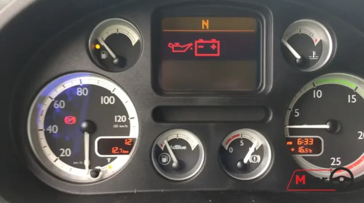 Расход автономки в час ДАФ 105